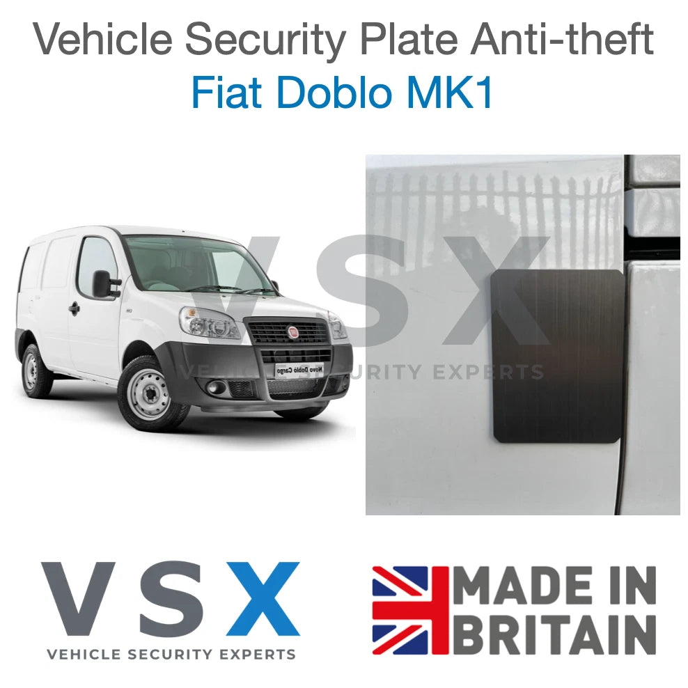 Fiat Doblo MK1 Van Security Plate - Anti-theft Door Protection