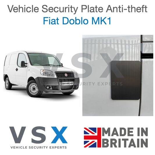 Fiat Doblo MK1 Van Security Plate - Anti-theft Door Protection
