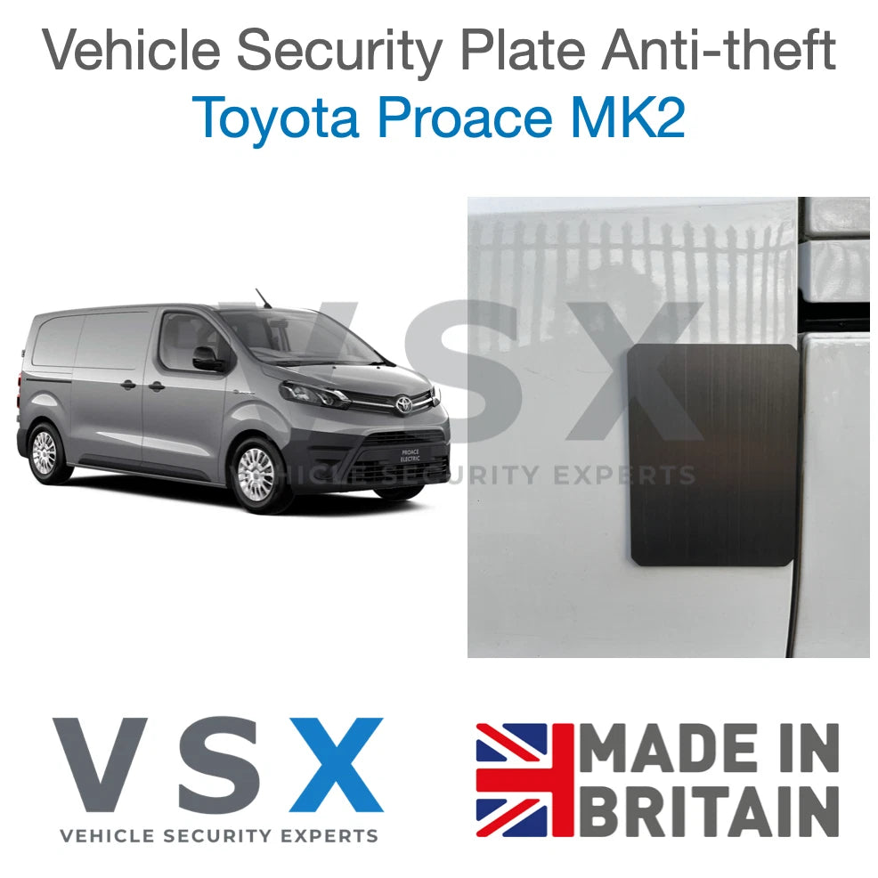 Toyota Proace MK2 Van Security Plate - Anti-theft Door Protection