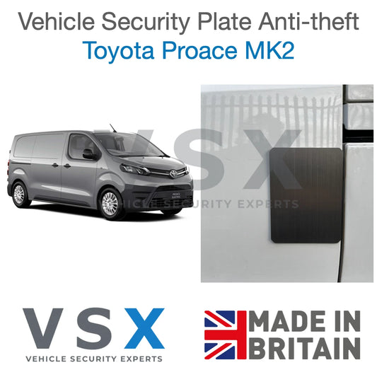 Toyota Proace MK2 Van Security Plate - Anti-theft Door Protection