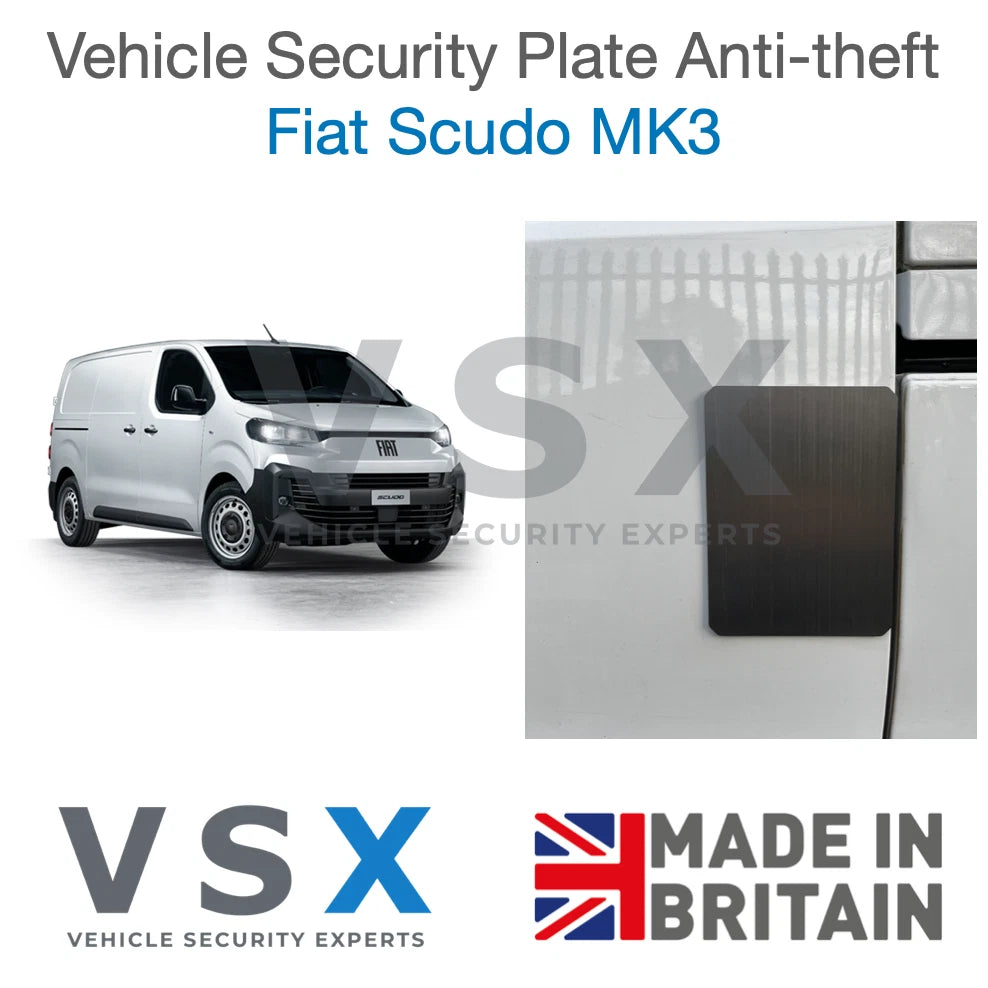 Fiat Scudo MK3 Van Security Plate - Anti-theft Door Protection