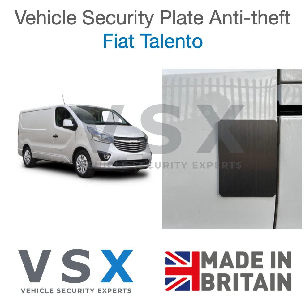 Fiat Talento Van Security Plate - Anti-theft Door Protection