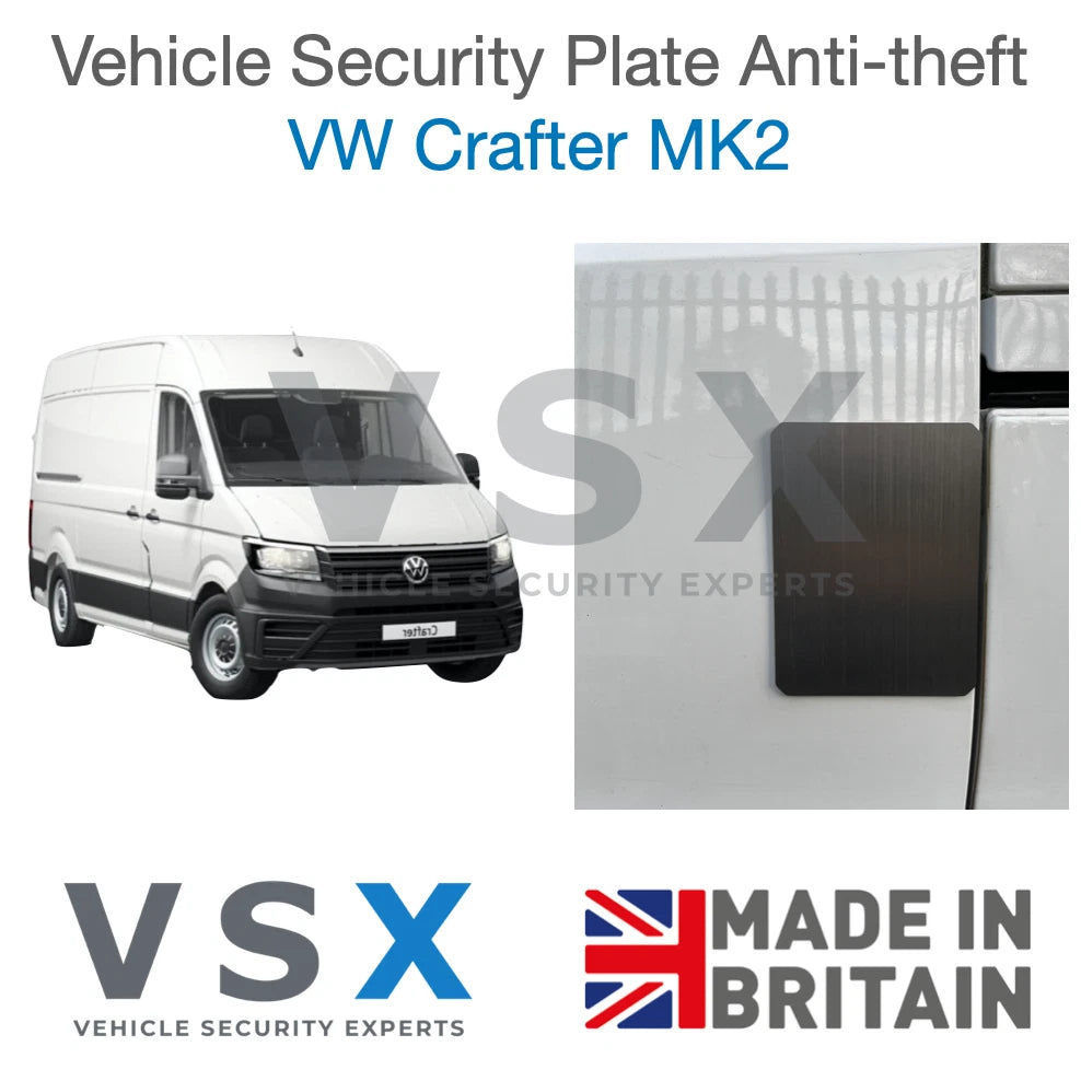 VW Crafter MK2 Van Security Plate - Anti-theft Door Protection
