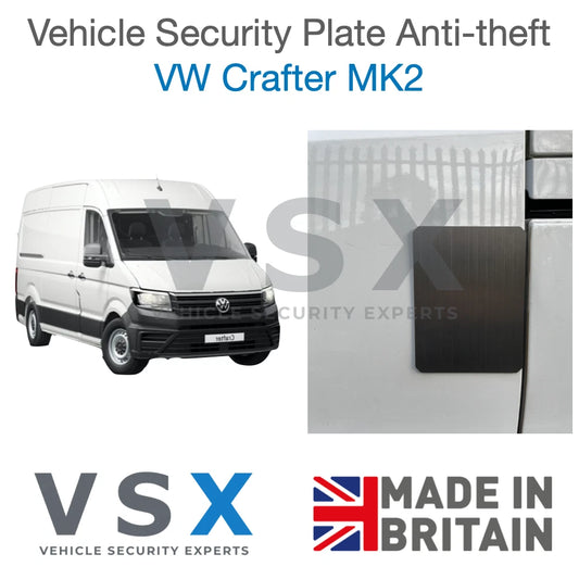 VW Crafter MK2 Van Security Plate - Anti-theft Door Protection