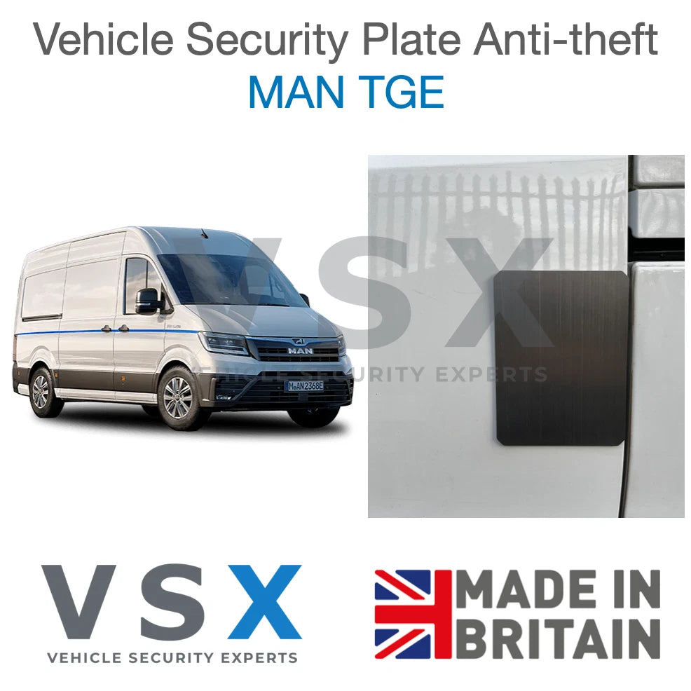 MAN TGE Van Security Plate - Anti-theft Door Protection