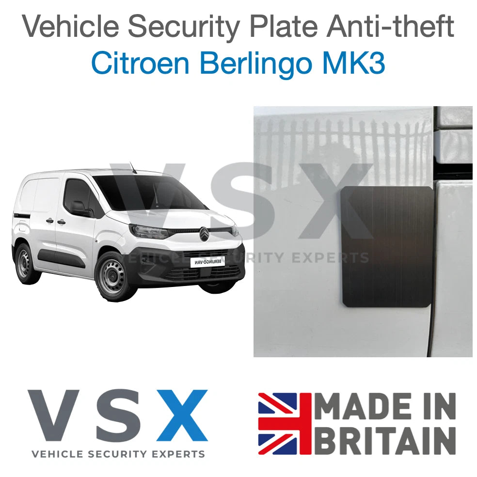 Citroen Berlingo MK3 Van Security Plate - Anti-theft Door Protection