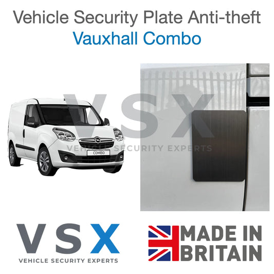 Vauxhall Combo MK3 Van Security Plate - Anti-theft Door Protection