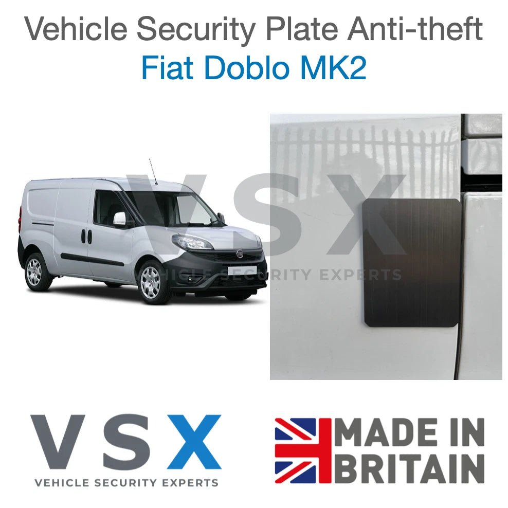 Fiat Doblo MK2 Van Security Plate - Anti-theft Door Protection