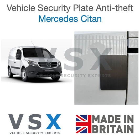 Mercedes Citan Van Security Plate - Anti-theft Door Protection