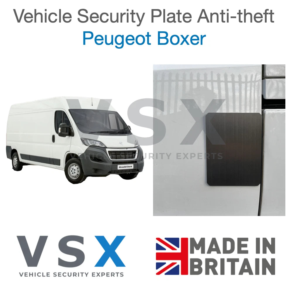 Peugeot Boxer Van Security Plate - Anti-theft Door Protection