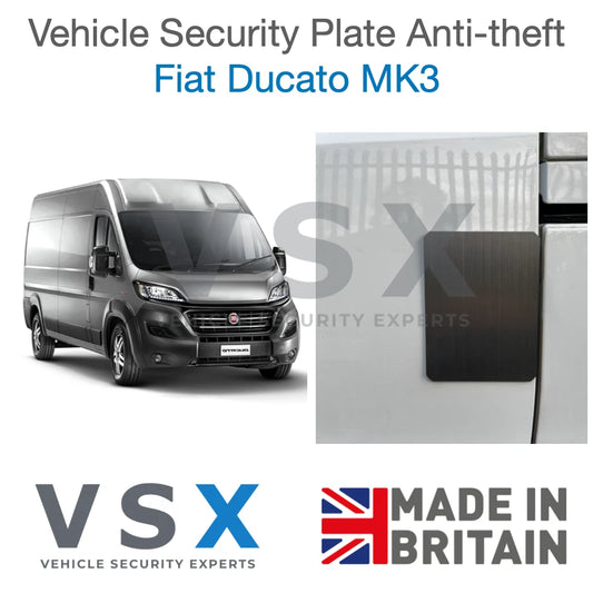 Fiat Ducato MK3 Van Security Plate - Anti-theft Door Protection