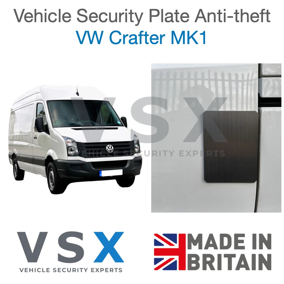 VW Crafter MK1 Van Security Plate - Anti-theft Door Protection
