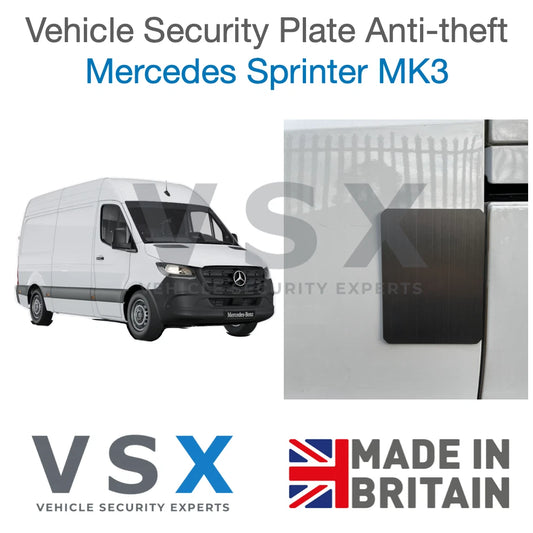 Mercedes Sprinter MK3 Van Security Plate - Anti-theft Door Protection