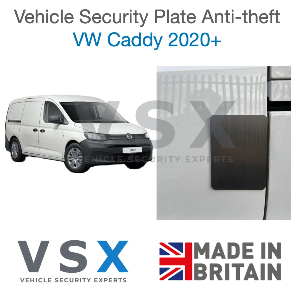 VW Caddy MK5 20+ Van Security Plate - Anti-theft Door Protection