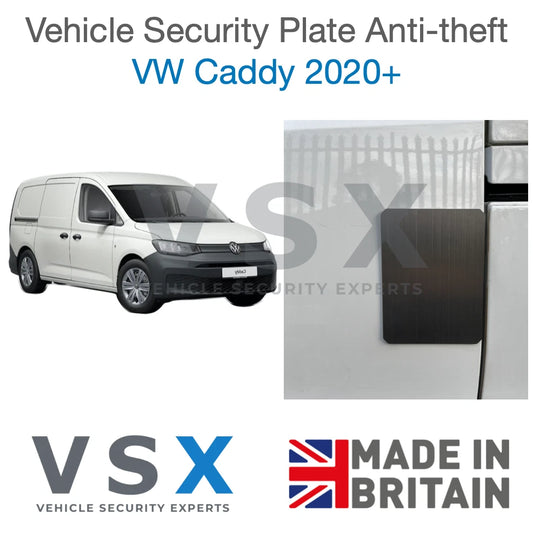VW Caddy MK5 20+ Van Security Plate - Anti-theft Door Protection