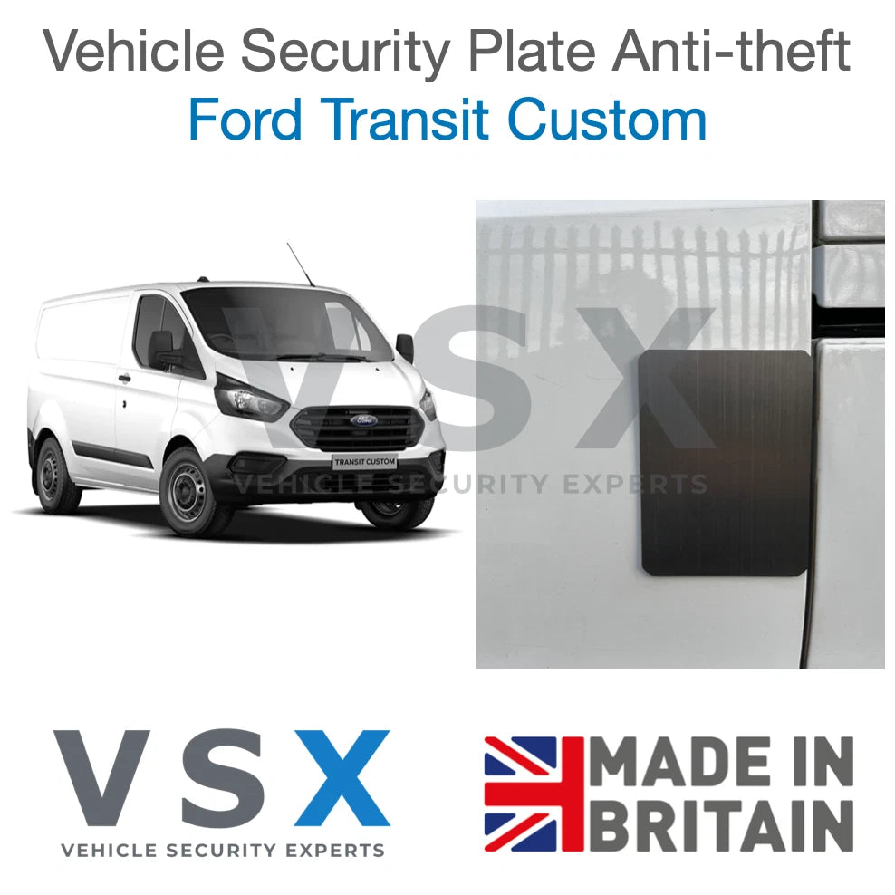 Ford Transit Custom Van Security Plate - Anti-theft Door Protection