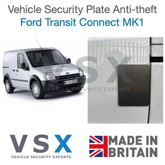 Ford Transit Connect MK1 Van Security Plate - Anti-theft Door Protection