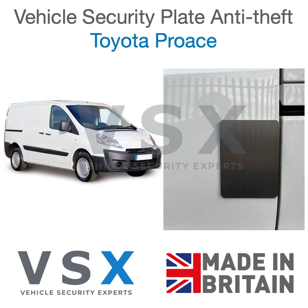 Toyota Proace MK1 Van Security Plate - Anti-theft Door Protection