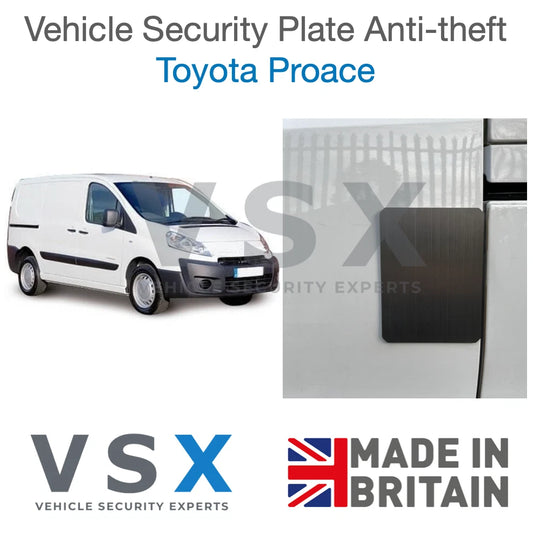 Toyota Proace MK1 Van Security Plate - Anti-theft Door Protection
