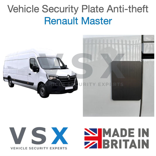 Renault Master Van Security Plate - Anti-theft Door Protection