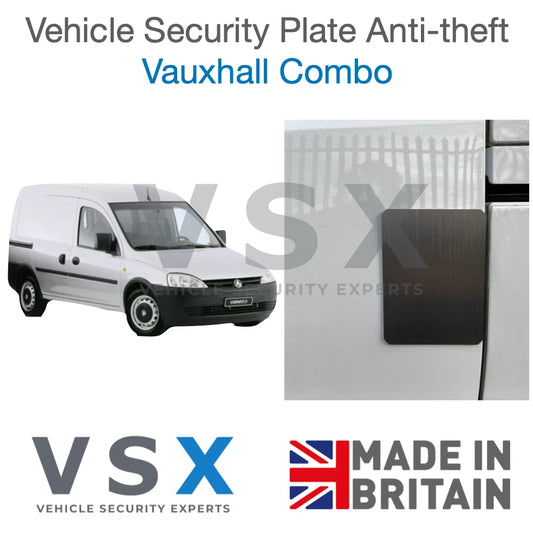 Vauxhall Combo MK2 Van Security Plate - Anti-theft Door Protection