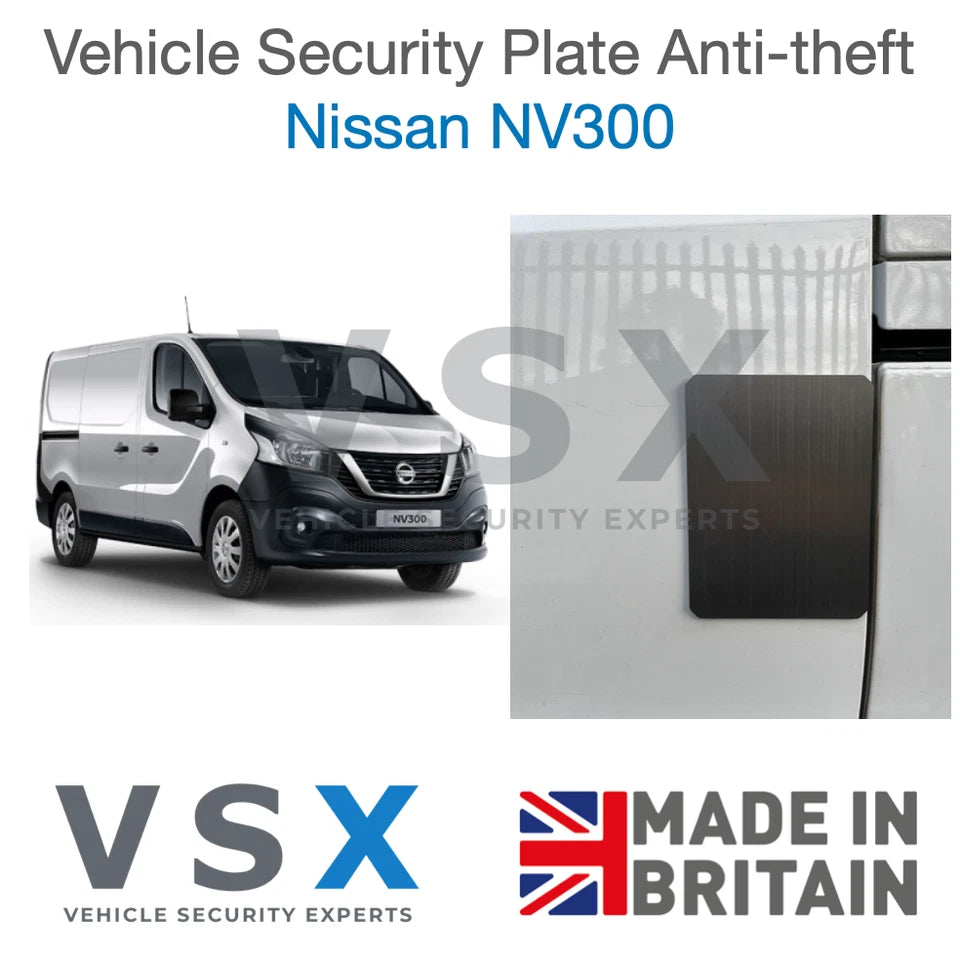 Nissan NV300 Van Security Plate - Anti-theft Door Protection