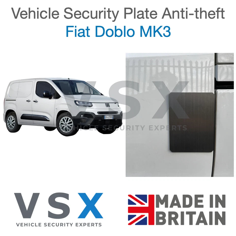 Fiat Doblo MK3 Van Security Plate - Anti-theft Door Protection