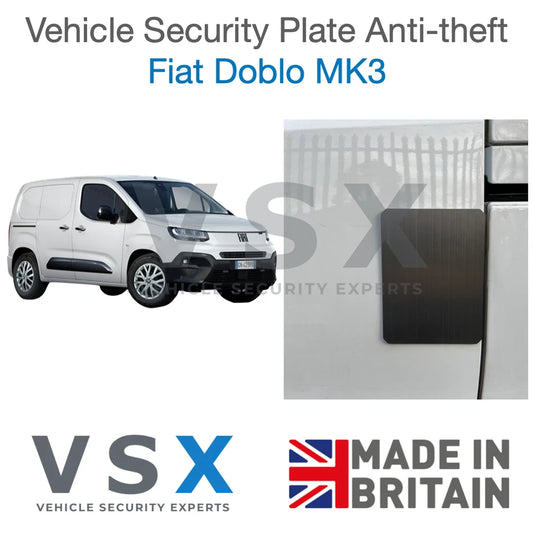 Fiat Doblo MK3 Van Security Plate - Anti-theft Door Protection